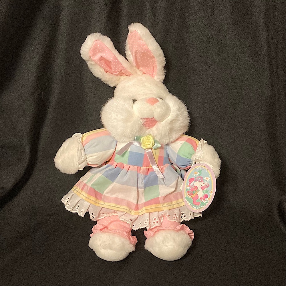 ⭐️ Vintage Fairview K-Mart Springtime Easter Bunny Rabbit Plush